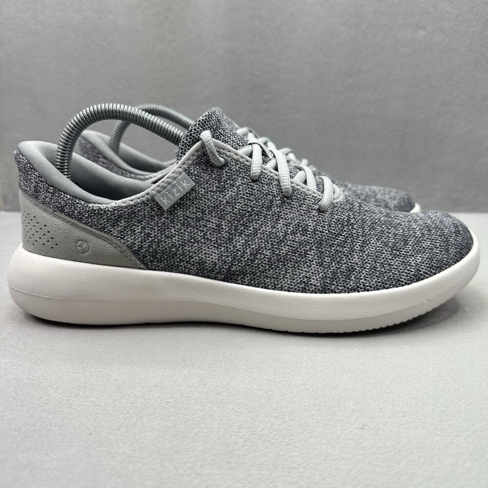 Kizik Madrid Mens Size 9 (D) Shoes Gray Hands Free Slip On Comfort Sneakers